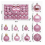 Christmas Baubles Unbreakable Plastic Ball Set Reusable Pink 100 Pieces 2