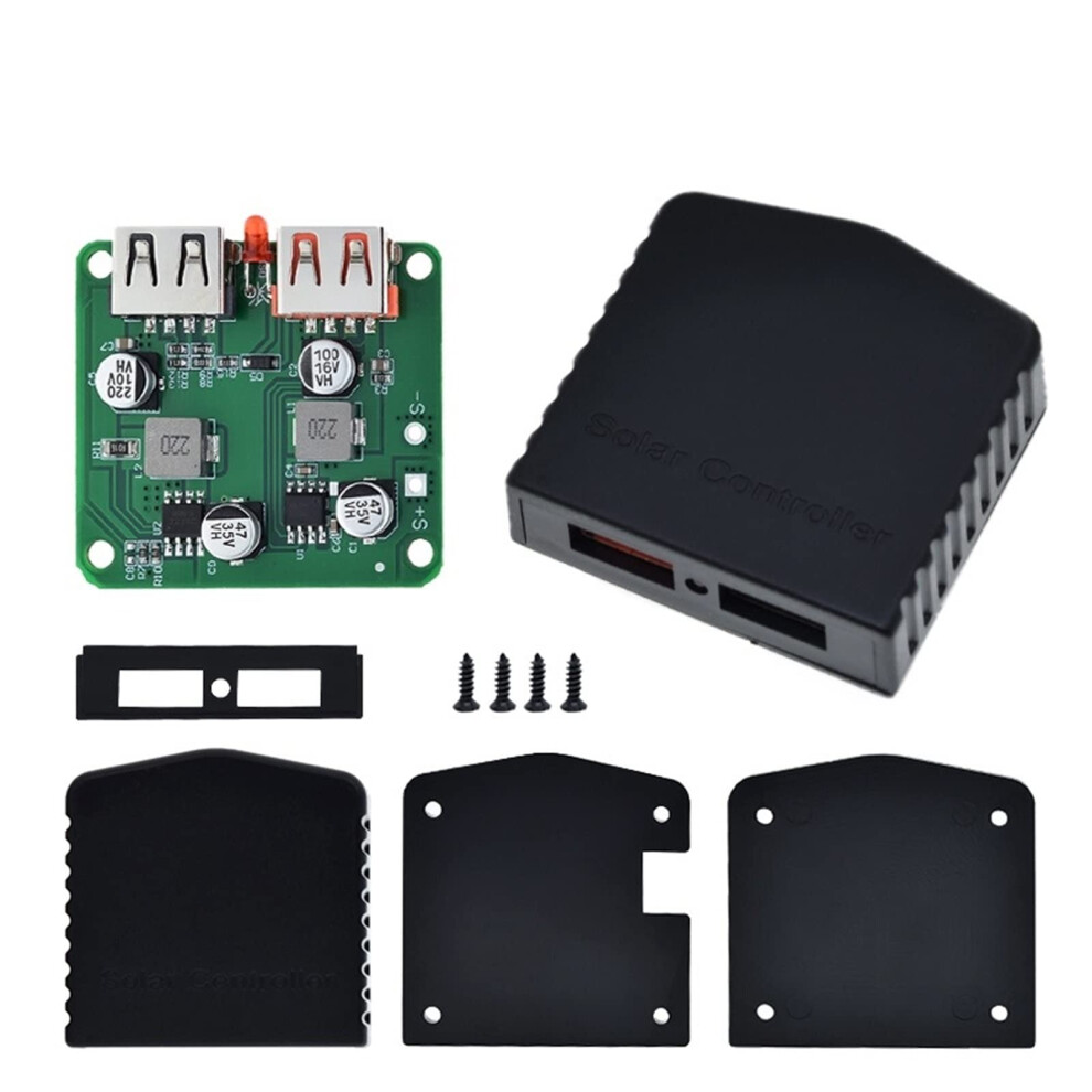 Dual Usb Voltage Regulator 5V 9V 12V Pd Fast Charging Module For Solar Panel And Power Bank With Led Indicator 9330225533054