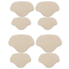 Aufkleber Reparaturflicken für Schuhfersen 2 Größen 4 Paar Beige