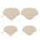 Shoe Hole Repair Patch 2 Sizes 4-Pair Beige 2