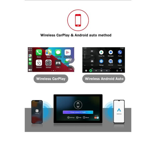 Car 3-in-1 CarPlay Box Android System Wireless Adapter for  IPTV for