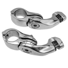 Soporte de Conexión para Estribos de Motocicleta de 32 mm (1-1/4") con Protector de Motor para Motocicletas para -Davidson de Carreras, Piezas