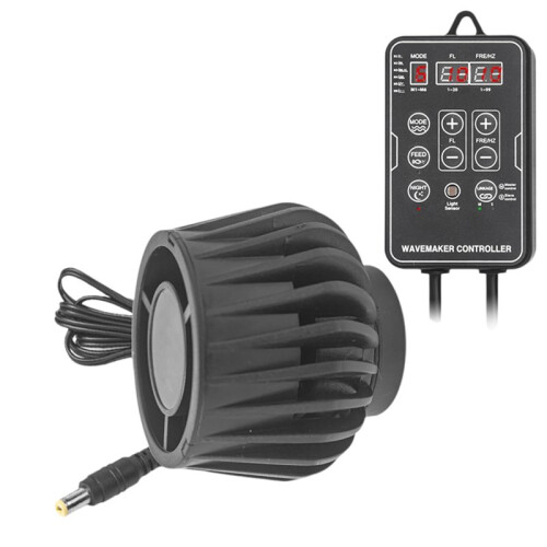 Fish Magnetic Aquarium Wave Maker Powerhead with Digital Led Display Controller Water Inverter Pump EU Plug
