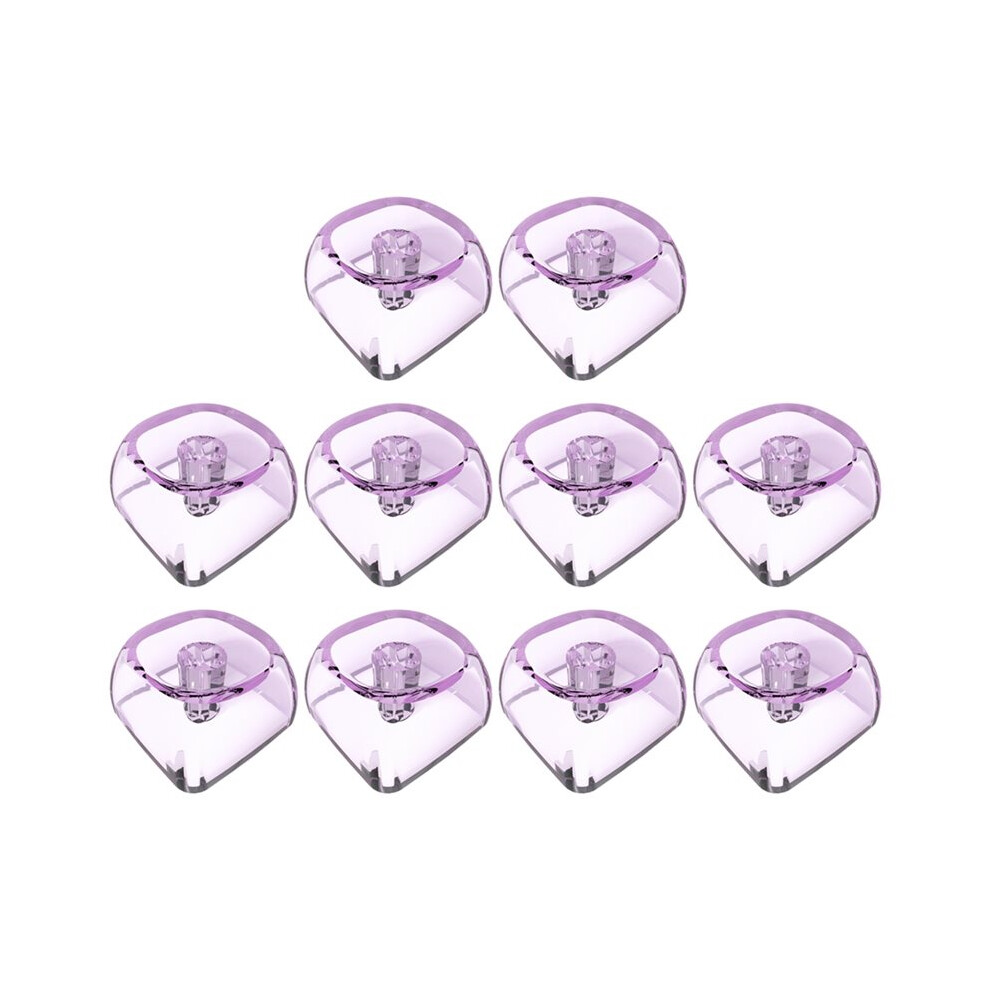 Tauoh 10Keys Moa 1U Keyboard Keycap Pc Transparents Crystal Blank Keycaps 1.7Mm For Mx Switches Gaming Keyboard C