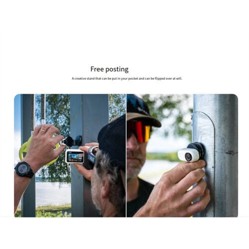 For  GO 3 / GO 3S Magnetic Mount Flexible 360  Joint Compact Camera Holder 2