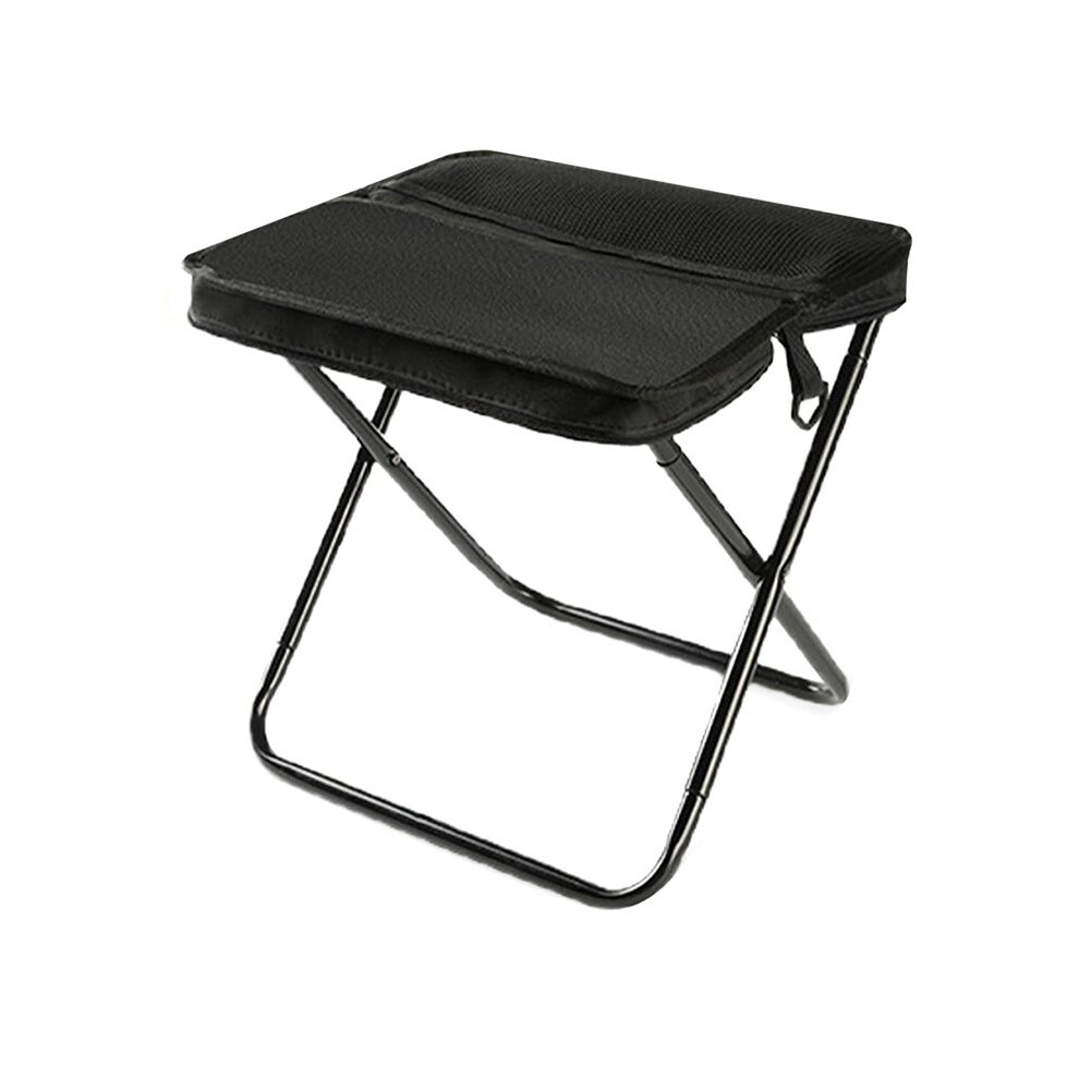 Portable Backpack Stool Pocket Chairs With Carrying Bag, Folding Chair For Outdoor Camping Picnic Hiking Fishing Black 6031929459895