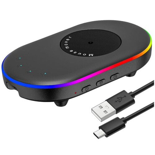 Virtual Mouse Mover Automatic Movement for Computer Laptop Awakening with /OFF  Undetectable Mouse Jiggler Black
