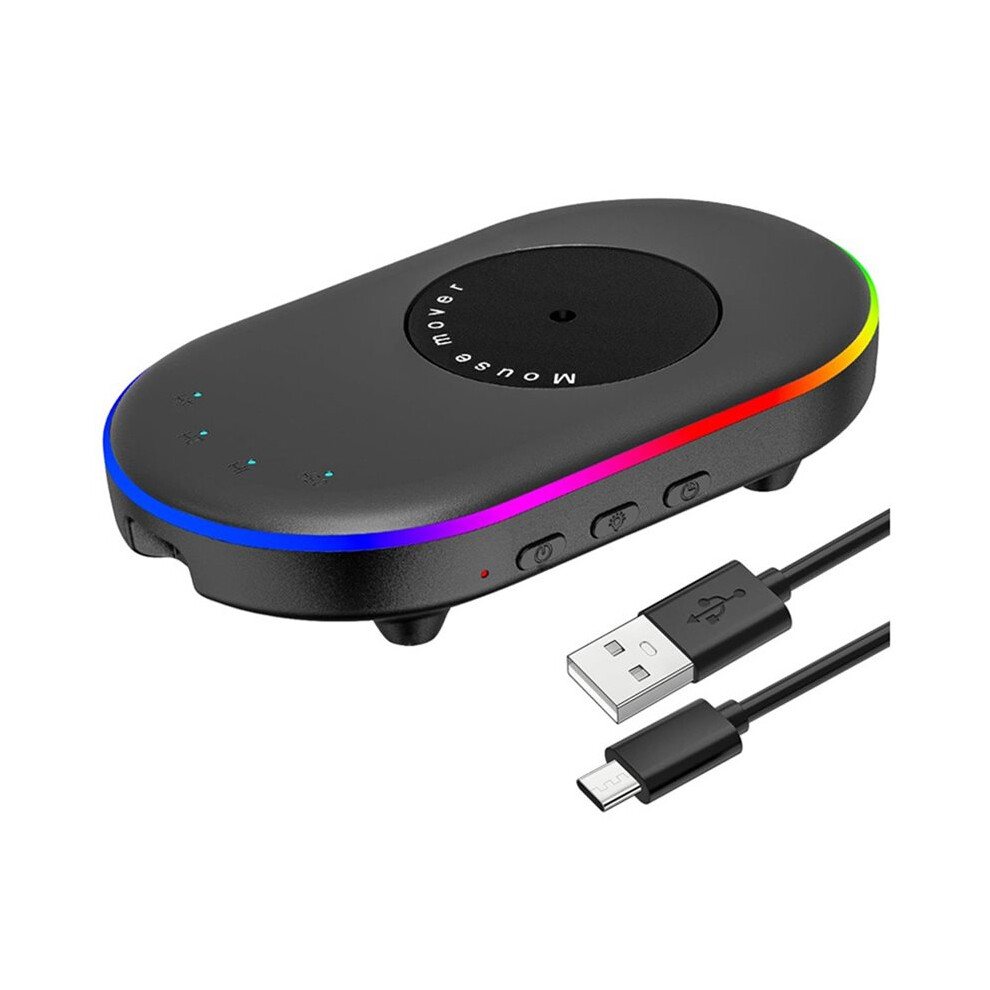 Virtual Mouse Mover Automatic Movement For Computer Laptop Awakening With /Off Undetectable Mouse Jiggler Black 6032296710046