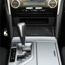 Carbon Fiber Center Console Storage Box Cover Trim for Camry 2012-2014 Accessories