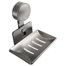 No-Drill Suction Cup Storage Rack Soap Storage Rack Toilet Drain Box Wall-Mounted Bathroom Soap Storage Rack Soap Box