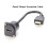 D Type High Definition Multimedia Interface Panel Mount Cable Male to Female Cable Flange Mount Pass Through Socket 3