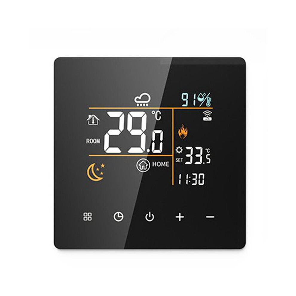 Tuya Wifi Thermostat 16A Electric Heating Temperature Controller For Home Alexa Home Automation Black 6032990677621