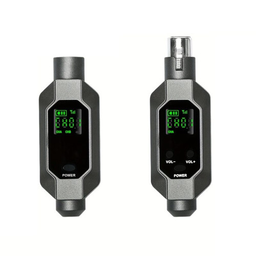 Wireless Microphone Converter XLR Transmitter and Receiver Microphone Wireless System for Dynamic Microphone B 2