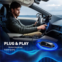 Wireless CarPlay Adapter Car Tv Mate Wired to Wireless Carplay Instant Connectivity Emergency Window Breaker for Cars