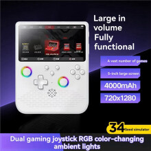 H5 Handheld Video Game Console 64G 15000+Games 5.0inch Screen Portable Game Player Support 34 Types of Simulators B