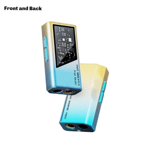 TP35 Pro Dongle Type C USB DAC Audio HiFi Decoder Portable Audio Headphone Amplifier CS43198X2 Support EQ Mic Call A 1