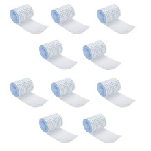 10X Malla Cinta No Tejida Transpirable Venda Adhesiva Rollo de PelíCula Vendas Vendajes No Tejidos Flexibles