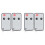 Set of 4 Remote Control for Roger E80 TX52R 2 Channels 433.92 MHz for Gate and Garage Replacement Remote Control 1