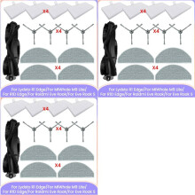 3 Set for Lydsto R1 /MiWhole M9 Lite/R1D / Eve Rook/Eve Rook S Main Side Brush Hepa Filter Mop Cloth