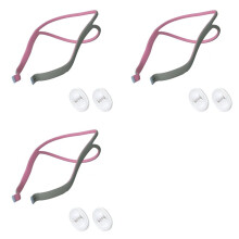 3PCS Headgear CPAP Replacement for  Airfit P10 Nasal Pillow CPAP Mask Straps 3 Elastic Straps & 6 Adjustment Clips