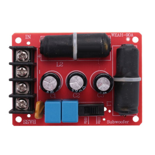 4X Pure Bass Subwoofer Second-Order Crossover Speaker Frequency Divider DIY Home Theater