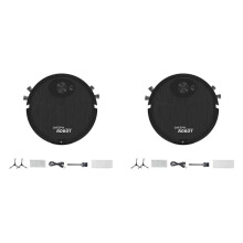 2X Cleaning Sweeping Robot Automatic Vacuum Robot Ultra Thin Silent Cleaning Hard Floor Cleaning Machine,Black