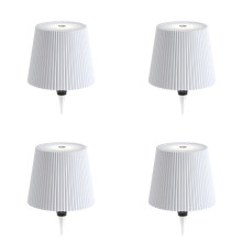 4X LED Wine Bottle Wireless Bottle Lamp Shade for Liquor Bottles 3 Color Stepless Dimming Wine Bottle Lights for Bars A