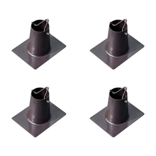 4X Rain Chain Gutter High-Quality Arched Rain Chain Gutter Adapter for Rainwater Pipe Outlet
