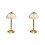 2X LED Desk Lamp with Touch Sensor, Type-C USB Rechargeable for Bedroom and Study 1