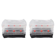 2X Mushroom Monotub Kit Inflatable Mushroom Grow Kit Portable Inflatable Mushroom Nursery Ventilator Mushroom Grow Kit
