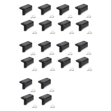 20X Solar Deck Light Waterproof Solar Power Garden Lamps Fence Light for Railing Stairs Step Fence Yard Patio Pathway