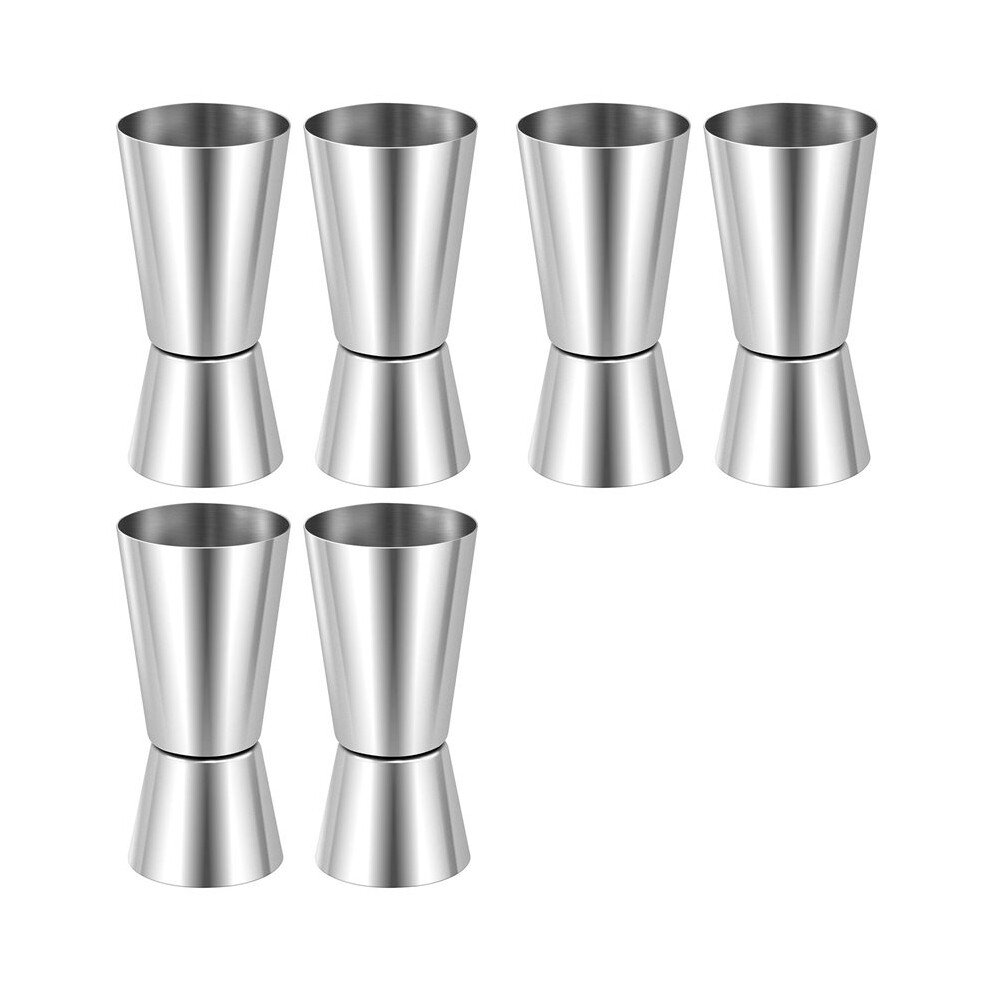 Brecantia 6X Spirit Measures 25Ml/50Ml, Shot Measure Drinks Gin Jigger Dual Drinks Measuring Cup For Party Wine Drink Shaker