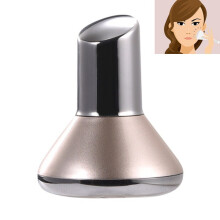 Mini Dumbbell Reverse Magnetic Vibration Beauty Device, Magnetic Mask Essential Oil Importer (Rose Gold)