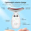 Electric neck massager/facial beauty device, oval shape (white). 4