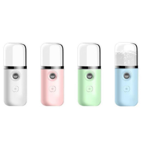 30ml handheld alcohol disinfectant, USB interface humidifier, color: white 1