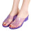 Pantoufles compensées à strass floraux, sandales de-Violet 39 1
