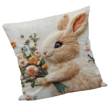 Schöner animierter Kissenbezug 45 cm, gefärbtes Wohnzimmer-9