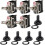 2-Stufen-Wippschalter mit wasserdichter Kappe (5er-Pack) Black 1