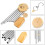 Windspiel mit 6 Metallrohren Silver 2