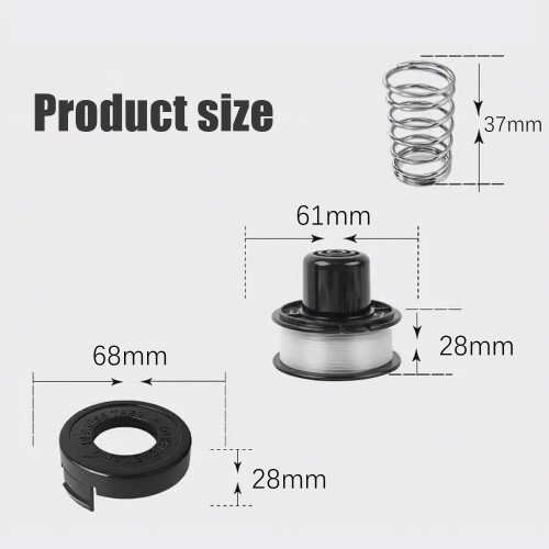 Trimmerspole for Black Decker GL250/GL310/GL360 gresstrimmer 1