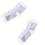 Ankle Brace Compression Support Sleeve Ankle Compression Socks 1 Pair White XXL 2