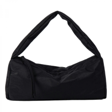 Pratica borsa da donna in nylon, fodera in poliestere, borsa tote casual di grande capienza, manico superiore, chiusura con cerniera, marrone/nero.
