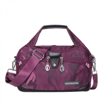 Borsa a tracolla da donna 2025, borsa a spalla da donna, borsa da viaggio per le vacanze, nuovo viola mimetico