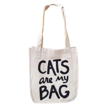 Simple women's shoulder bag, portable and lightweight, suitable for birthdays and anniversaries, white cat-shaped bag.
