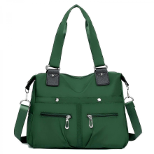 Borsa da donna, borsa a tracolla multitasche, impermeabile, grande capacità, 100% nuova, verde.