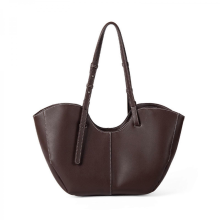 Elegant women's shoulder bag, large capacity handbag, underarm bag, suitable for commuting, shopping or short trips, brown/coffee color.