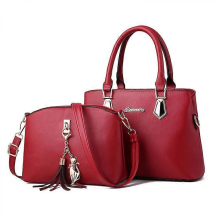 Borsa a tracolla casual ed elegante da donna due in uno, di grande capienza, perfetta per il vino.