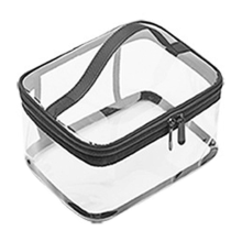Borsa per il trucco trasparente, organizer per il trucco portatile, borsa per il trucco da viaggio
