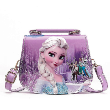 Frozen 2 Elsa Princess Children's Toy Shoulder Bag Handbag Shopping Bag Gift Purple