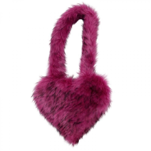 Large fluffy tote bag, cute fluffy bag, women's and girls' faux fur shoulder bag, suitable for autumn and winter, color: 6